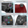 SWCTIM Wireless Controller für PS4,Game Controller Kompatibel mit PS4/Slim/Pro,Gamepad Joystick mit 3.5mm