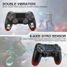 SWCTIM Wireless Controller für PS4,Game Controller Kompatibel mit PS4/Slim/Pro,Gamepad Joystick mit 3.5mm
