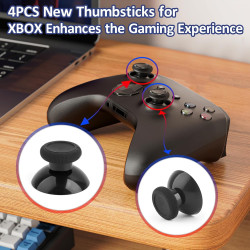 Analoge Joystick Ersatz für Xbox One/One S/One X Controller 3D Analog ThumbStick für Xbox One Series X/S Joystick Kappen Ersatz
