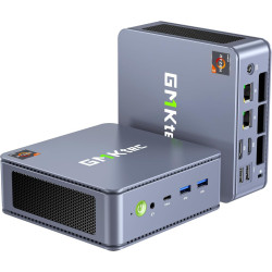 GMKtec Mini PC Mini PC, M5 Plus AMD Ryzen 7 5825U (8C/16T, bis 4.5 GHz), 32GB DDR4 RAM 1TB NVMe SSD Dual LAN 2.5G mini pc, WiFi