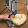 Dremel 220 Bohr-und Werkzeugständer für Multifunktionswerkzeug Stationäre Arbeite Vertikal oder im Winkel Bohren, Einstellbar in