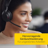 Jabra Evolve2 65 Wireless Headset – Noise Cancelling Microsoft Teams Zertifizierte Stereo Kopfhörer mit Langer Akkulaufzeit –