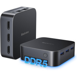 Blackview MP80 Mini PC 16GB LPDDR5 RAM 512GB M.2 SSD, Intel 12 Gen Alder Lake N95(bis zu 3,4GHz) Mini Computer, 4K UHD Desktop