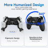 AceGamer 2 Pack Wireless Controller für PS4，Game Controller für PS4/Pro/Slim/PC，Gamepad Joystick mit Turbo/Zurück Taste/Dual