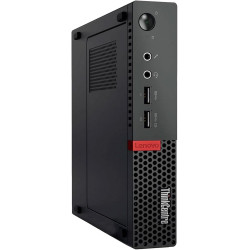 Lenovo Mini-PC Desktop-Computer ThinkCentre M910q Tiny, Prozessor Core i7-6700T, RAM 16 GB, SSD 512 GB, Win 11 Pro