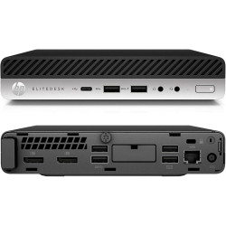 HP EliteDesk 705 G5 Mini PC Computer AMD Ryzen 5 Pro 3400GE RAM 16GB SSD 240GB Windows 11 + Office 2021 WiFi (Generalüberholt)