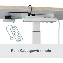 Leitz Ergo Compact Workstation Set Elektrischer höhenverstellbarer Sitz-/Steh-Schreibtisch mit Multi-Winkel Laptopständer, 80 x