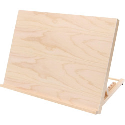 Paintersisters® Tischstaffelei Zeichenbrett + Workstation Größe A3 kompakt - 30 x 43 cm, Buchenholz, zum Malen + Skizzieren,