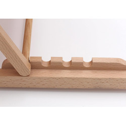 Paintersisters® Tischstaffelei Zeichenbrett + Workstation Größe A3 kompakt - 30 x 43 cm, Buchenholz, zum Malen + Skizzieren,
