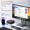 Blackview MP20 Mini PC Intel Twin Lake N150 W-11 Pro 3,6 GHz, 8GB RAM 256GB SSD M.2 Mini Desktop Computer 4K 60Hz Dual Display,