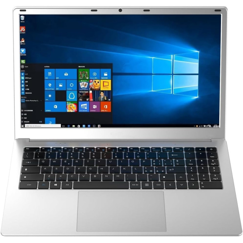 shinobee difinity Celeron Quad Core SSD (15,6 Zoll Full-HD) lautloses Notebook (Celeron N3450 4x2.20 GHz, 8GB DDR4, 500 GB SSHD, shinobee difinity Celeron Quad Core SSD (15,6 Zoll Full-HD) lautloses Notebook (Celeron N3450 4x2.20 GHz, 8GB DDR4, 500 GB SSHD,