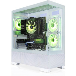 SYSTEMTREFF High-End Gaming PC weiß AMD Ryzen 7 5700X 8x4.6GHz | Nvidia RTX 5070 12GB DX12 | 1TB M.2 NVMe | 32GB DDR4 RAM | WLAN