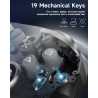 EasySMX X10 PC Controller mit Hall Triggers und Joysticks, Bluetooth Wireless Controller mit mechanischen Tasten, kein