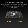 ASUS TUF Gaming ARGB PWM Lüfter Hub (6x Ports für PWM Gehäuselüfter und ARGB-Steuerung, 2x SATA-Stromanschlüsse, synchronisiert