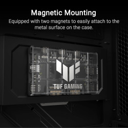 ASUS TUF Gaming ARGB PWM Lüfter Hub (6x Ports für PWM Gehäuselüfter und ARGB-Steuerung, 2x SATA-Stromanschlüsse, synchronisiert
