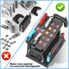 Kytok Switch Spiele Aufbewahrung mit Switch Controller Ladestation, Switch Ladestation für Switch/OLED Joycons, Switch