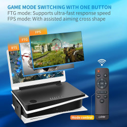 G-STORY 14" IPS 4k 60Hz tragbarer Gaming-Monitor, integriert in PS5 Slim (Nicht im Lieferumfang enthalten), 3840 x 2160 mit 2