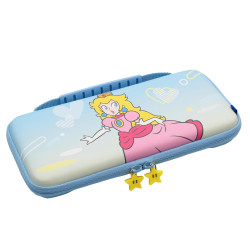 HORI Nintendo Switch Slim Tough Pouch (City Pop Peach) Tragetasche - Offiziell lizenziert