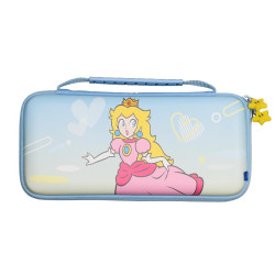 HORI Nintendo Switch Slim Tough Pouch (City Pop Peach) Tragetasche - Offiziell lizenziert