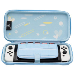 HORI Nintendo Switch Slim Tough Pouch (City Pop Peach) Tragetasche - Offiziell lizenziert