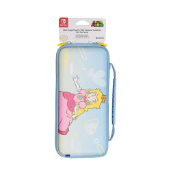 HORI Nintendo Switch Slim Tough Pouch (City Pop Peach) Tragetasche - Offiziell lizenziert