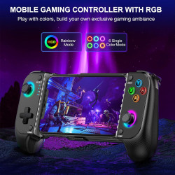 ALEEMTRY Handy Controller für iPhone, Smartphone Controller für Android mit Hall Effect Joystick, Controller für Handy Support