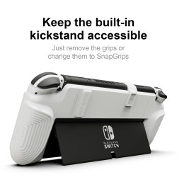 Skull & Co. NeoGrip Bundle für Nintendo Switch OLED und Regular Modell: Eine andockbare Schutzhülle mit austauschbaren Griffen