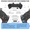 SPGOOD Wireless Controller für Switch, Wireless Pro Controller für Switch Lite/OLED, Turbo Funktion Einstellbarer Dual Vibration