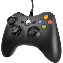 Diswoe Diswoe Controller für Xbox 360, PC-Controller Joystick Gamepad für Xbox 360 & PC, ergonomisches Design Gaming Controller