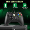Diswoe Diswoe Controller für Xbox 360, PC-Controller Joystick Gamepad für Xbox 360 & PC, ergonomisches Design Gaming Controller