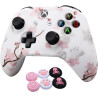 RALAN Pinke Controller-Skins für Xbox One, Silikon-Controller-Abdeckung, kompatibel mit Xbox Ones Controller (Pink Pro