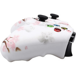 RALAN Pinke Controller-Skins für Xbox One, Silikon-Controller-Abdeckung, kompatibel mit Xbox Ones Controller (Pink Pro