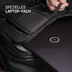 SCUF Loadout Gaming-Rucksack – Passend für 17-Zoll-Laptop, Notebook, Tablet, 18,7 l Stauraum, wasserabweisendes Gewebe,