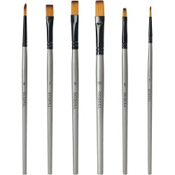 GC QUILL 48 Farben Acrylfarben Set 12 ml x 48 Tuben mit 6 Pinseln, Palettenmessern, leinwand zum bemalen, Staffelei, für