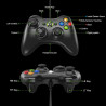 Diswoe Controller für Xbox 360, PC Controller Wired Controller für Xbox 360/Xbox 360 Slim/PC Win7/8/10/XP Xbox 360 Joystick