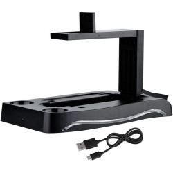 Goshyda VR Stand Ladestation, für VR Controller Ladestation Dock Stand Ladestation Ladestation Halterung Halterung mit LED