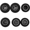 POFET 6-in-1-Swap-Magnet-Joystick-Tasten-Set, Gaming-Controller, Ersatz-Thumbsticks-Griff für Xbox One Elite Series 2 Controller