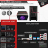 SYSTEMTREFF Basic Gaming PC AMD Ryzen 7 5700G 8x4.6GHz | AMD Radeon RX Vega 8 4K HDMI DX12 | 512GB M.2 NVMe + 1TB HDD | 16GB