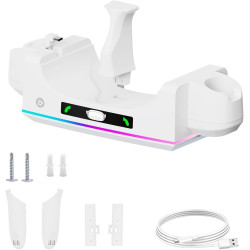 Ladestation für 3S Virtual Reality Controller Ladestation mit einfacher Installation und Aufbewahrung Headsets Controller