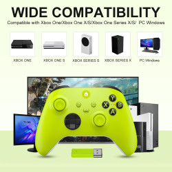 Xbox Controller Wireless für Xbox One, Xbox Series X/S, Xbox One X/S,Controller mit 3.5mm Kopfhörerbuchse,mit 2.4GHz Wireless