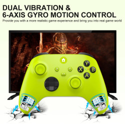 Xbox Controller Wireless für Xbox One, Xbox Series X/S, Xbox One X/S,Controller mit 3.5mm Kopfhörerbuchse,mit 2.4GHz Wireless