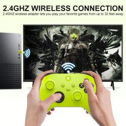 Xbox Controller Wireless für Xbox One, Xbox Series X/S, Xbox One X/S,Controller mit 3.5mm Kopfhörerbuchse,mit 2.4GHz Wireless