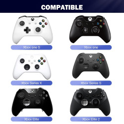 MoKo RGB Hinterlicht Tastatur für Xbox Serie X/S, Drahtlos Chatpad Mit 2,4G Empfänger & 3,5mm Audio Jack, Mini Game Controller
