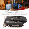 PC Grafikkarte für Radeon HD 7670, Computer Grafikkarte mit Windforce-Kühlsystem Gaming Grafikkarte Gebraucht für Windows 4GB