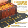 Gutschein zum Selberausfüllen als PopUp Schatztruhe, Gutschein Karte Geburtstag mit Rubbelkarte, Gutscheine zum selber