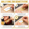 Gutschein zum Selberausfüllen als PopUp Schatztruhe, Gutschein Karte Geburtstag mit Rubbelkarte, Gutscheine zum selber