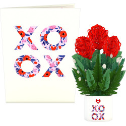 Lovepop® 3D Pop-Up Karte I lava you romantische Grußkarte für Geburtstag, Liebe, Jahrestag, Hochzeitstag, Valentinstag | inkl.