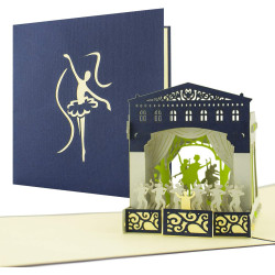 Schöne Verpackung für Konzertkarten, Theater, Musical, Balett, Oper als Geschenk und Gutschein perfekt A02 AI Affiliate