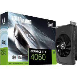 Zotac Gaming GeForce RTX 4060 8GB Solo DLSS 3 8GB GDDR6 128-Bit 17Gbps PCIE 4.0 Super Compact Gaming Grafikkarte ZT-D40600G-10L