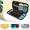 JYPS Tasche für Nintendo Switch/OLED, Glitzer Switch Tragetasche Mädchen, Harter Schutzhülle mit Griff, Travel Hülle Switch Case